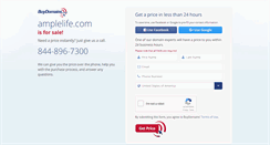 Desktop Screenshot of amplelife.com